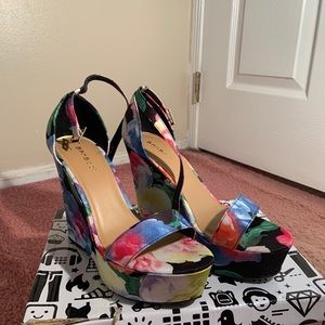 Floral heels